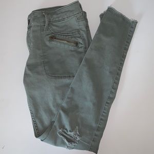 Hollister Skinny Jeans - Army Green